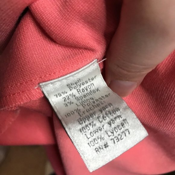 Euc $50 Lauren Conrad 2 Peach Pink Lottie Disneybound Fit Flare Spring Dress - Picture 9 of 9